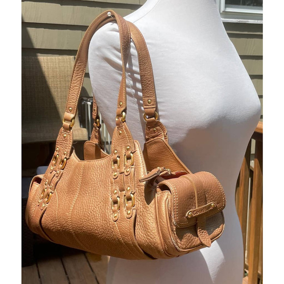 Cole Haan Village F05 Metallic Tan Metallic Handbag - Picture 5 of 11